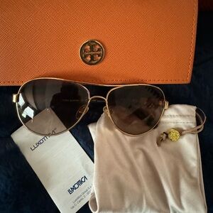 Tory Burch Aviator Sunglasses